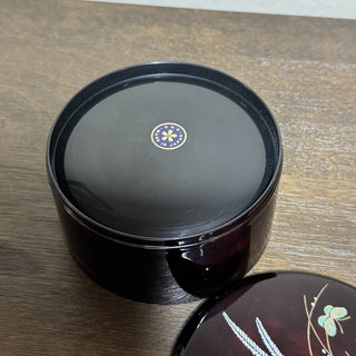 Vtg Japanese Lacquerware Butterfly Box MTS|87611