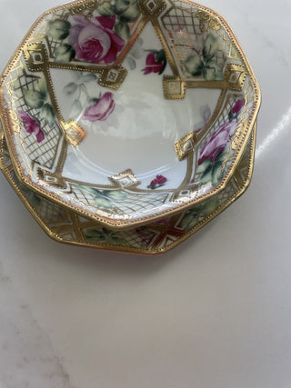 Vtg. Bowl and Saucer -RSV|85489