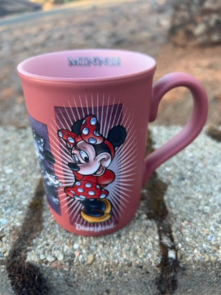 Walt Disney World "Images Of Minnie Mouse" Mug Pink