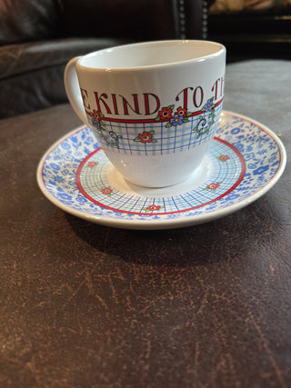 Mary Engelbreit Sister Cup & Saucer -LL RCD