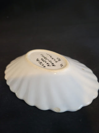 Vintage Outeiro Agueda 4" Trinket Dish, Signed RCD