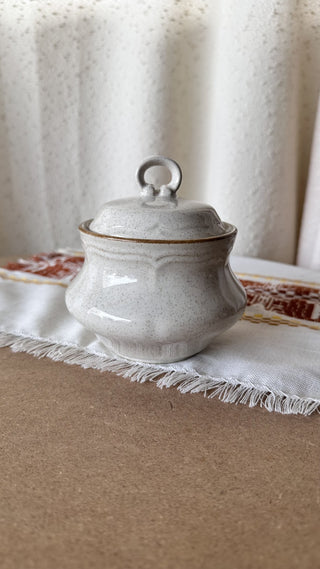 Baroque Stoneware Sugar Bowl (LZD - RSV)|63952