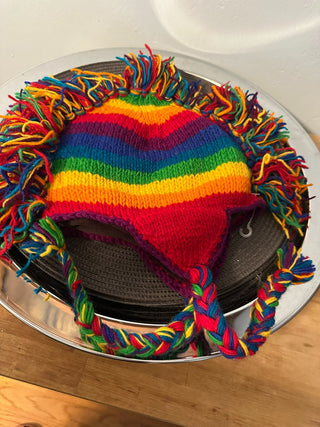 Chullo Rainbow Knit Mohawk MTS|86632