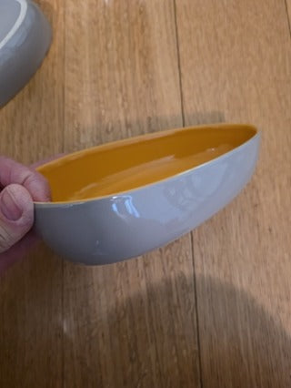 RF 4x Crate & Barrel Egg-Shaped Bowls