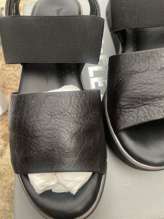 RSV-Black Leather Sandals