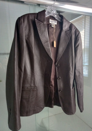 MW Pendleton Brown Leather Jacket|83562