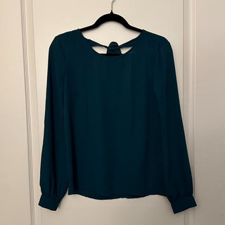 Forever 21 contemporary blouse in teal S rsv|70352