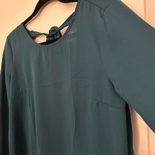 Forever 21 contemporary blouse in teal S rsv|70353