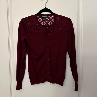 Karson&taylor burgundy red cardigain S rsv|70394