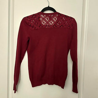 Karson&taylor burgundy red cardigain S rsv|70397