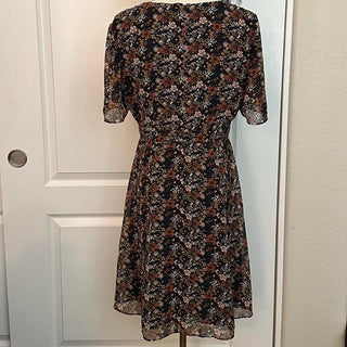 Madewell floral dress neutral 4 rsv|70417
