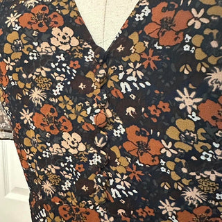 Madewell floral dress neutral 4 rsv|70419