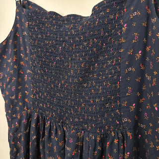 Old navy floral dress navy L rsv|70437