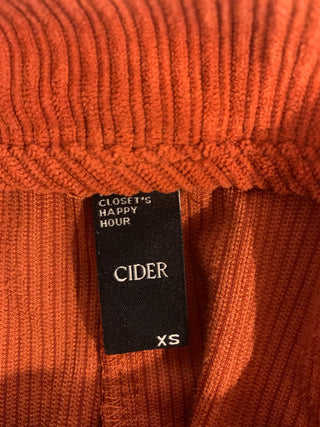 Cider corduroy jumpsuit burnt orange MTS|131050