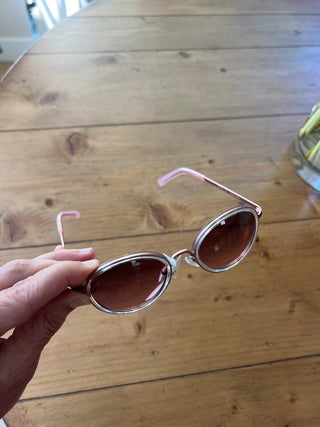 Isaac Mizrahi Pink Sunglasses New|66287