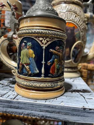 Miniture Stein w/Pewter Lid B351 RSV|72608