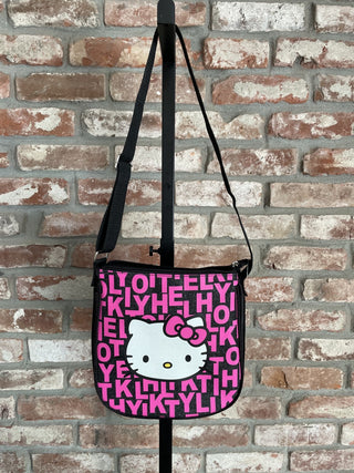 Hello Kitty Black/Pink Sparkle Purse 05000725 RCD|96166