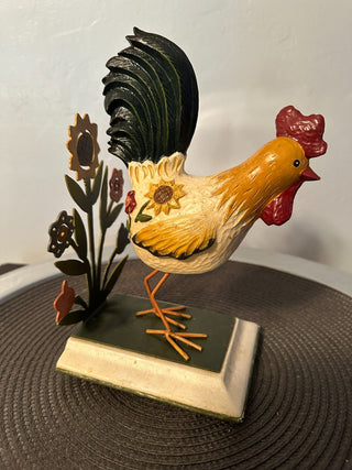 Chicken Rooster Bookend MTS