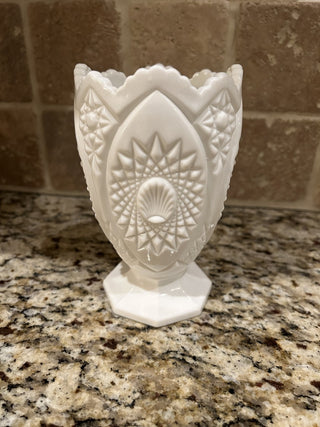 Vintage Milk Glass Vase   MTS|38217