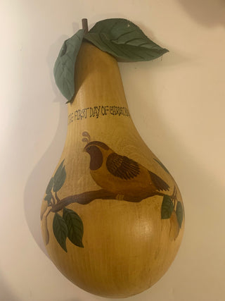 12x6 wood pear hanging MTS|131526