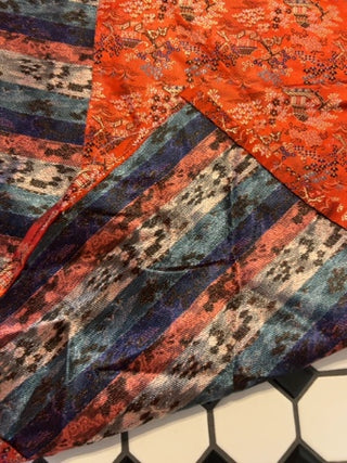 vintage kimono sash (obi) or a formal table/piano runner