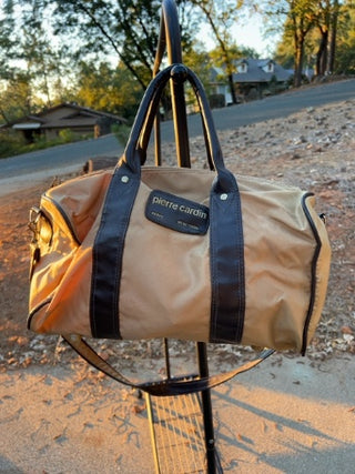 Vintage Pierre Cardin Paris New York nylon duffle bag