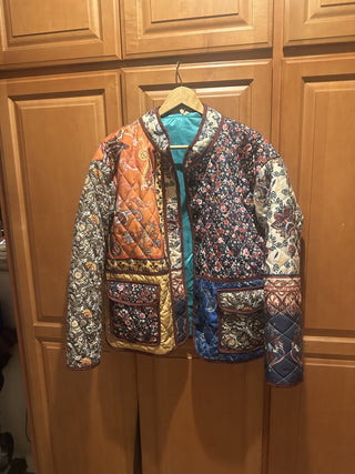 Floral Quilted Jacket #63 VV MTS|127336