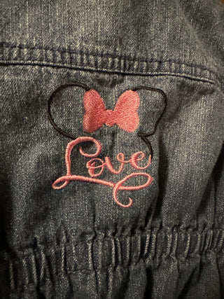 Embroidered denim vest  Size 12mos  #SM. RCD|56663