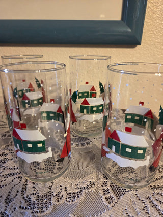 Anchor Hocking Christmas Glass Tumblers, 16 oz, RCD|123545