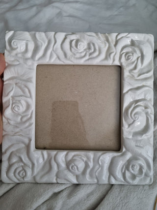 VTG Porcelain PhotoFrame Roses