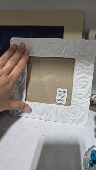 VTG Porcelain PhotoFrame Roses
