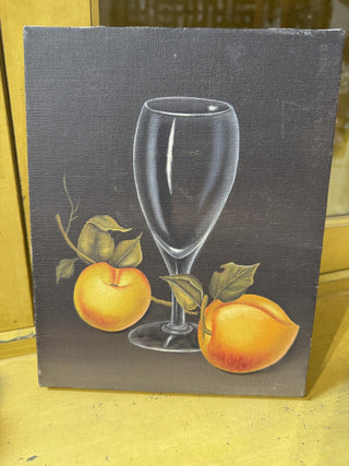 Original Art S Lindwills Peaches Still Life MTS
