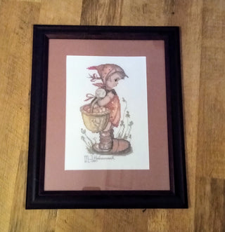 MW M.J. Hummel Embroidery Girl with Basket MTS|125337