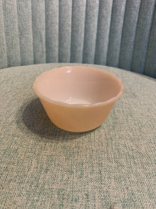 Peach Fire King Custard Cup - RSV