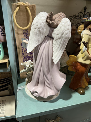 Grandeur Noel Collectors Edition Large 13” Porcelain Angel RCD