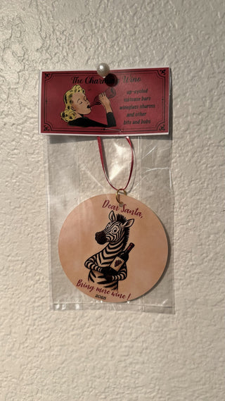 Zebra Christmas Tree Ornament NY RCD|130563