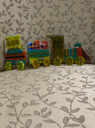 Art Glass Christmas Train by VB|139829