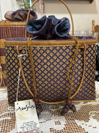 Monsoon vintage bamboo bags from Thailand RCD