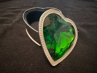 Trinket Box Green Heart Metal MTS|89821
