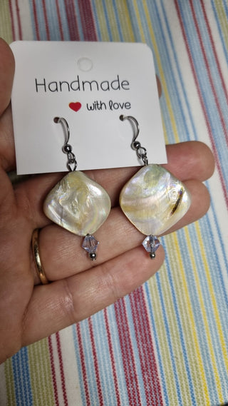 Handmade Earrings Baroque Pearl