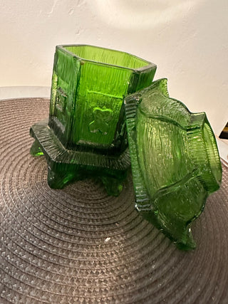 Incense Green Glass Pagoda  MTS|91227