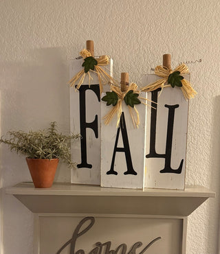 Black and White Fall Sign RSV|111803