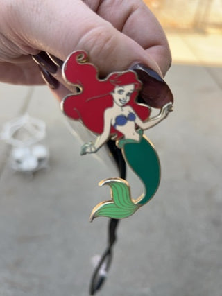 JP Little Mermaid Ariel Floating Disney Cast Member Exclusive Bolo ID Lanyard