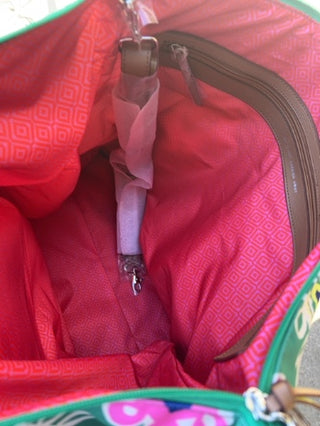 NEW Stella & Dot Getaway IKAT Expandable Tote Bag