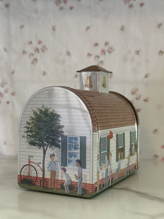 Vintage School House Tin Mailbox style|107642