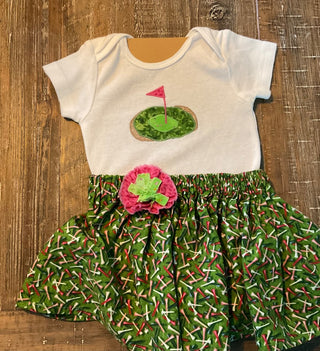 Golf Onesie & Skirt 12 Mos RSV|5447