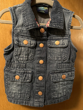 Embroidered denim vest  Size 12mos  #SM. RCD|56664