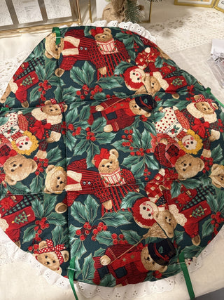 CHRISTMAS Teddy Bear cushion cover|137522