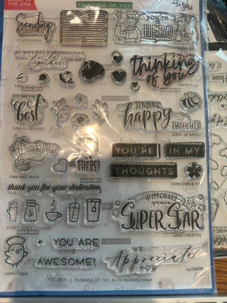 Stamping Village - "Thinking of You" comments and greetings RCD