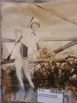Ca 1940s Patrice Wymore Glamor Photo, 8x10 RCD|82785